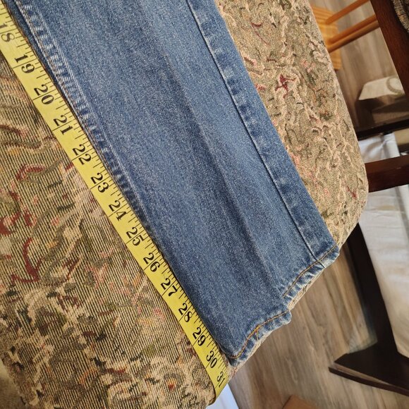 Vintage Orange Tag 70s or 80s , Levi Straus Jeans, 34 Waist 42 Length WORN - Picture 11 of 14